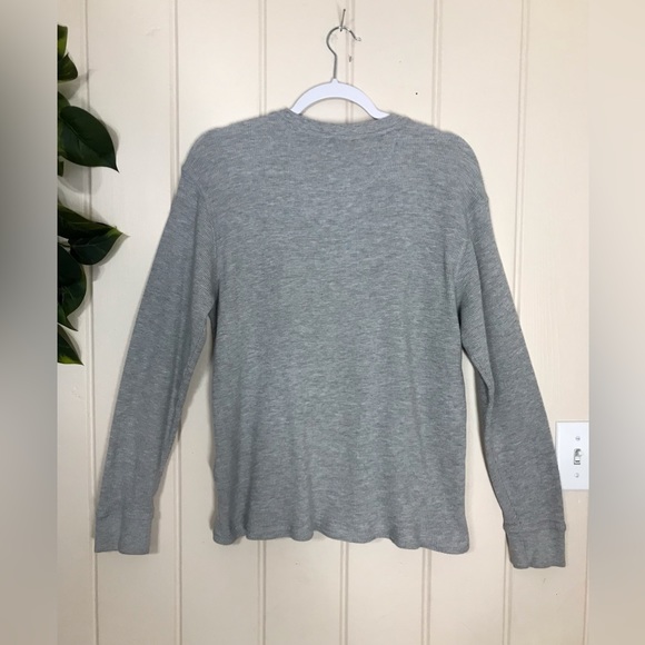 Members Mark Light Grey Soft Thermal Henley Style Top LS Shirt 
Unisex 
Medium - Picture 10 of 16
